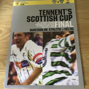 Dunfermline Athletic v Celtic Scottish Cup Final Matchday Programme 2004