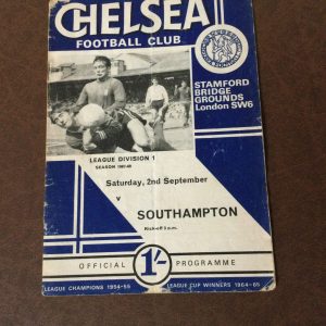 Chelsea v Southampton Matchday Programme 1967