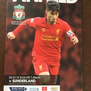 Liverpool v Sunderland Matchday Programme 2013