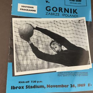 Rangers v Gornick Zabrze, E.C.W.C. Matchday Programme 1969
