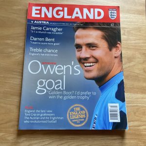 ENGLAND v AUSTRIA, FIFA World Cup Qualifying Matchday Programme 2005