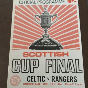 Celtic v Rangers Scottish Cup Final & Semi Final Matchday Programmes 1966