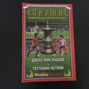 Queens Park Rangers v Tottenham Hotspur F.A.Cup Final Matchday Programme 1982