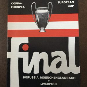 Borussia Moenchengladbach v Liverpool European Cup Final Matchday Programme 1977