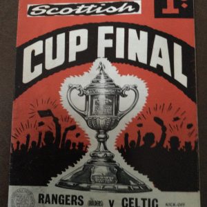 Rangers v Celtic Scottish Cup Final & Replay Matchday Programmes 1963