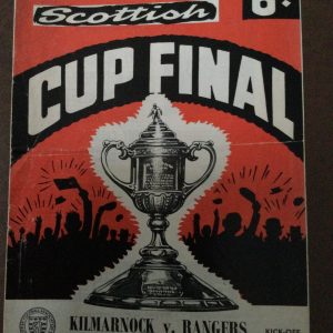 Kilmarnock v Rangers Scottish Cup Final Matchday Programme 1960
