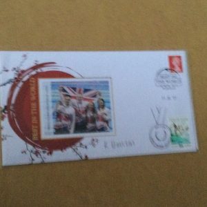 Buckingham Mixed 4 x 100M Medley Relay Best in the World FDC Signed Tokyo Olympic Games 2020