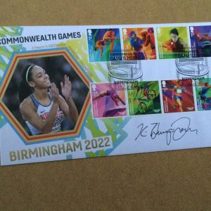 Benham Commonwealth Games Tribute to Katarina Johnson-Thomson Signed FDC 2022