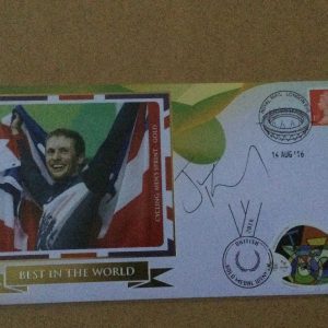 Benham Cycling Men's Sprint Best in the World FDC's Signed Rio Olympic Games 2016