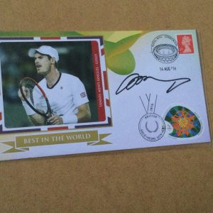 Benham Tennis Men's Singles Andy Murray FDC Signed Rio Olympic Games 2016
