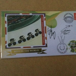 Benham Cycling Men's Team Pursuit FDC Signed Rio Olympic Games 2016
