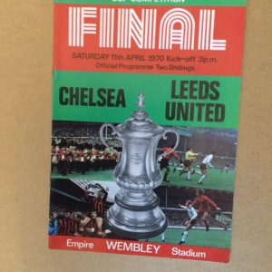Chelsea v Leeds United F.A.Cup Final Matchday Programme 1970