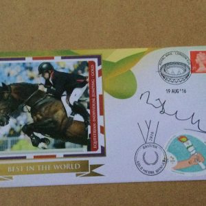 Benham Equestrian Individual Jumping Best in the World FDC Signed Rio Olympic Games 2016