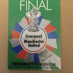 Liverpool v Manchester United F.A.Cup Final Matchday Programme 1977