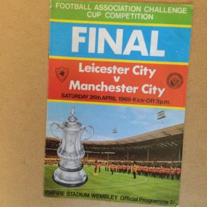 Leicester City v Manchester City F.A.Cup Final Matchday Programme 1969