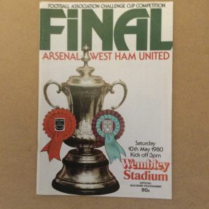 Arsenal v West Ham United F.A.Cup Final Matchday Programme