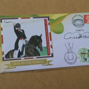 Benham Equestrian Individual Dressage FDC Signed Rio Olympic Games 2016