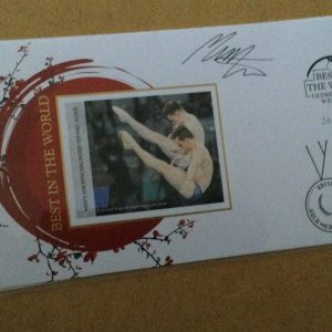 Buckingham Covers Men's Synchronized Diving Best in the World FDC Signed Tokyo Olympic Games 2020