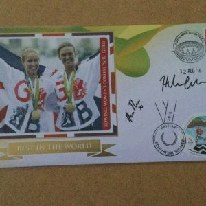 Benham Rowing Women's Coxless Pair Best in the World FDC Signed Rio Olympic Games 2016
