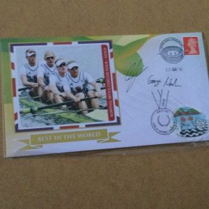Benham Rowing Men's Coxless Four FDC Signed Rio Olympic Games 2016