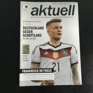 Germany v Scotland UEFA Qualifying Match, Matchday Programme 2014