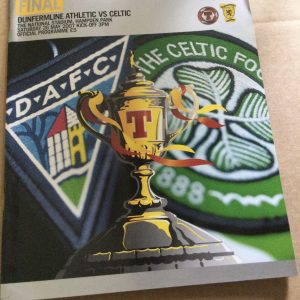 Dunfermline Athletic v Celtic Scottish Cup Final Matchday Programme 2007