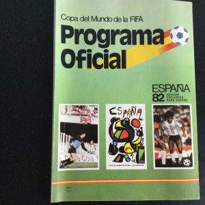 Copa del Mundo (World Cup) Spain Programme 1982