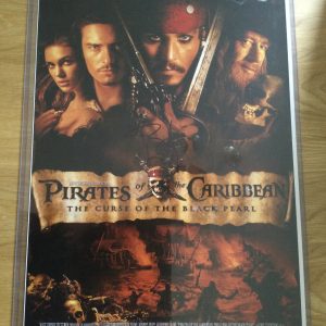 Johnny Depp "Pirates of the Caribbean" Signed Poster c/w C.O.A.