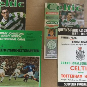 Celtic Friendlies Matchday Programmes 1967,1976 & 1994
