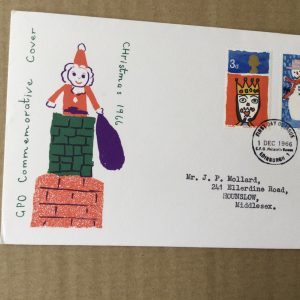 G.P.O. Christmas Commemorative Cover 1966