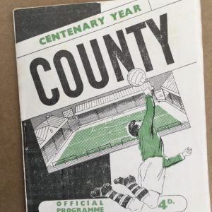 Notts County v Shrewsbury Town Matchday Programme 1961
