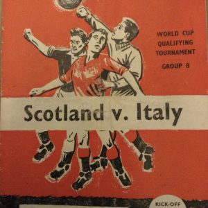 Scotland v Italy W.C. Qualifier Matchday Programme 1965