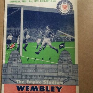 England v Scotland Schools International Matchday Programme (Duncan Edwards Captain) 1952
