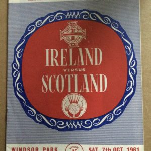 Northern Ireland v Scotland British Championship Matchday Programme 1961