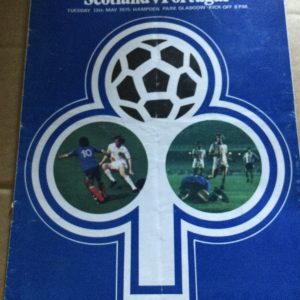 Scotland v Portugal Challenge Match Matchday Programme 1975