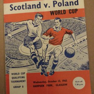 Scotland v Poland W.C. Qualifier Matchday Programme 1965