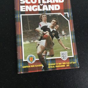 Scotland v England British International Championship Matchday Programme 1980