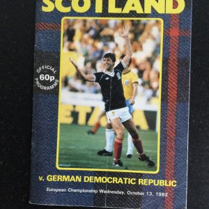 Scotland v German Democratic Republic EURO Qualifier1982