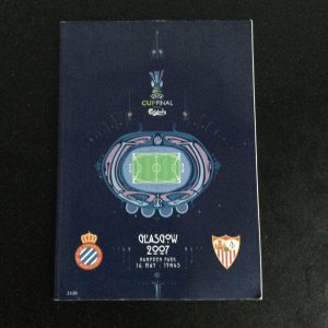 UEFA Cup Final Espanyol v Sevilla Matchday Programme 2007