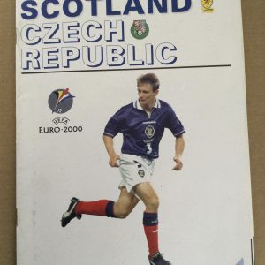 Scotland v Czech Republic EURO Qualifier Matchday Programme 1999