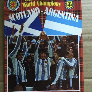 Scotland v Argentina Challenge Match Matchday Programme 1979