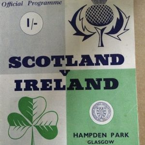 Scotland v Northern Ireland British Championship Matchday Programme 1964