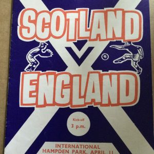 Scotland v England British Championship Matchday Programme 1964