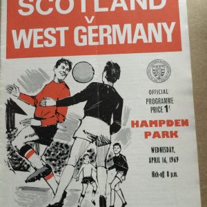Scotland v West Germany W.C. Qualifier Matchday Programme 1969