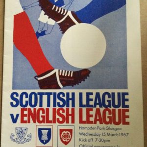 The Scottish League v The English League Matchday Programme1967