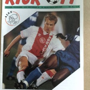 Ajax v Genoa UEFA Cup Semi Final Matchday Programme 1992