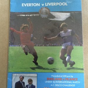 Everton v Liverpool F. A. Charity Shield Matchday Programme 1986