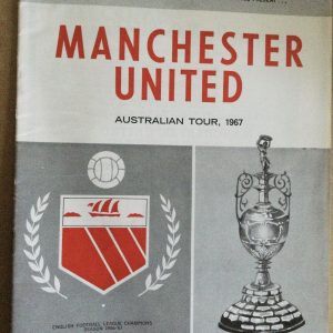 Manchester United Australian Tour Souvenir Programme 1967