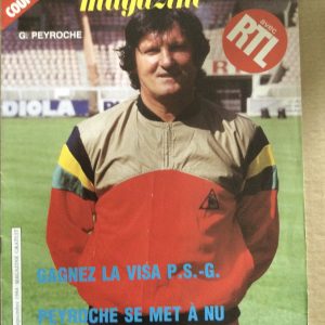 Paris St.Germain v Hearts Europa League Matchday Programme 1984