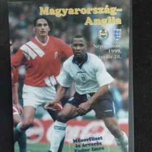 Hungary v England Friendly Matchday Programme 1999